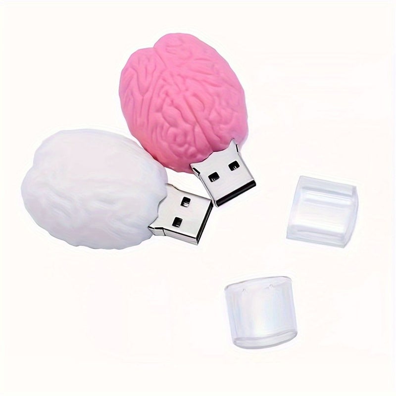ذاكرة فلاش USB بحجم 128 غيغابايت على شكل كلى (أعضاء بشرية) وموديل جمجمة ودماغ (بندريف) - Image 4