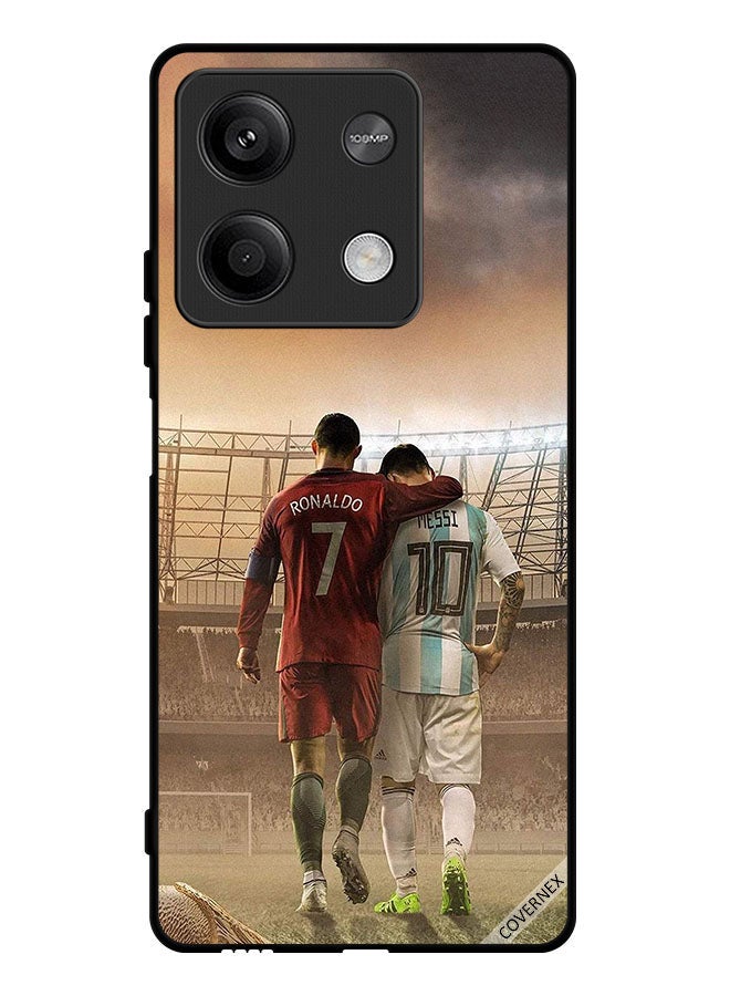 Covernex Protective Case Cover For Xiaomi Redmi Note 13 Messi & CR7 Ronaldo - Image 1