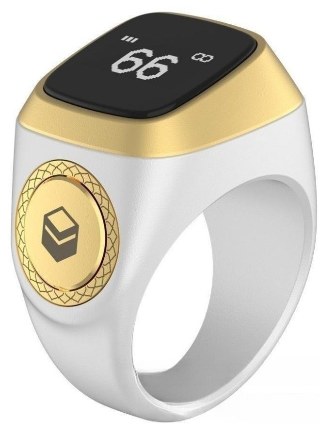 Zikr 1 Lite Smart Ring for Muslims Tally Tasbeeh Counter with Vibration Reminder 20mm - Image 1