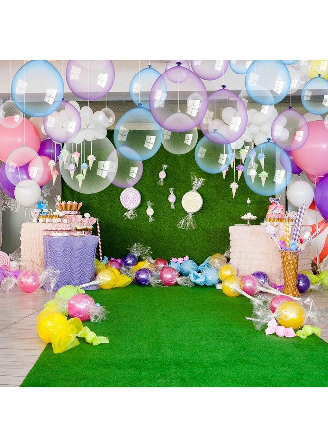 Lewtemi 130 Pcs Transparent Balloons Clear Blue Purple Balloons Under The Sea Party Decorations Clear Bubble Mermaid Party Decoration for Birthday Wedding Supplies (10 Inch, 5 Inch)  - Image 5