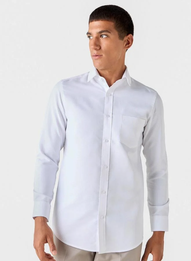 Splash FAV Set of 2 -Regular Fit Collared Shirt with Chest Pocket