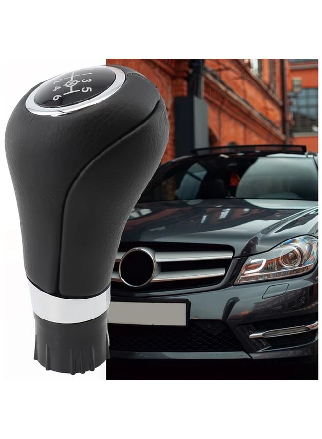 6 Speed Gear Shift Knob Black Compatible With W204 W212 C300 A207 - Image 4