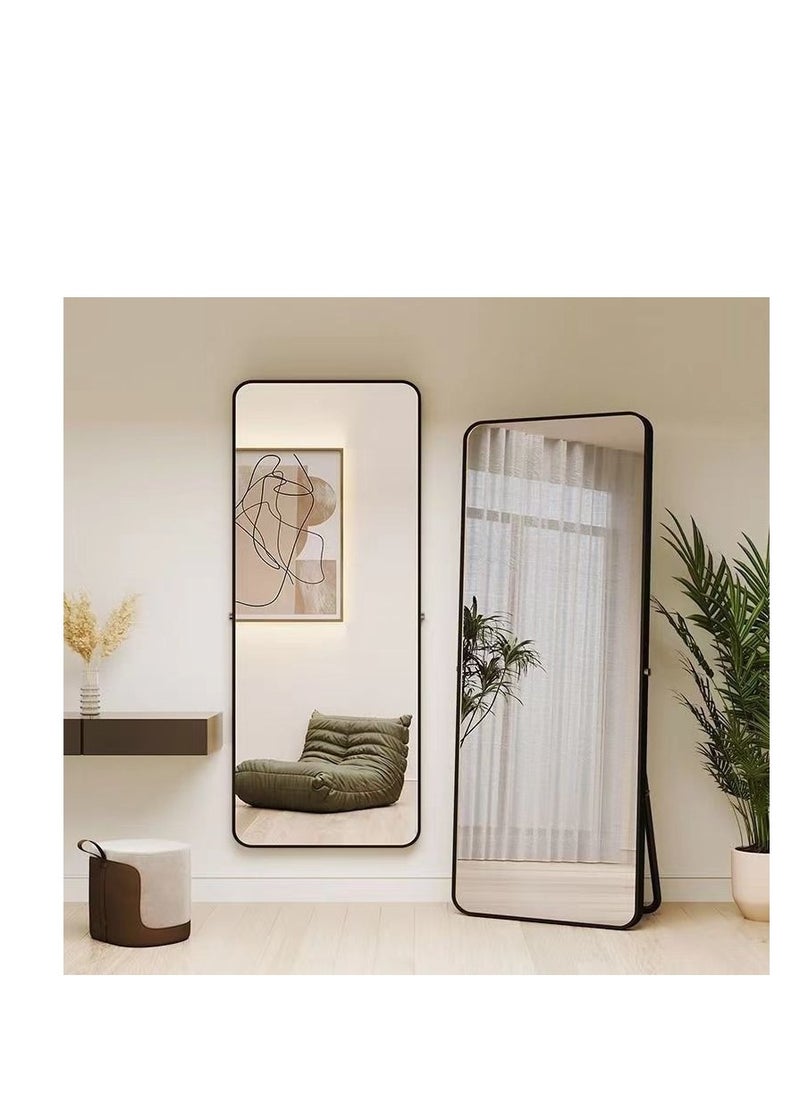 Generic - Full Length Mirror Standing Arched Large Standing Dressing Mirror Hanging Leaning Against Floor Mirrors Wall Mounted Mirror With Stand For Bedroom Locker Room Living Room - Image 1
