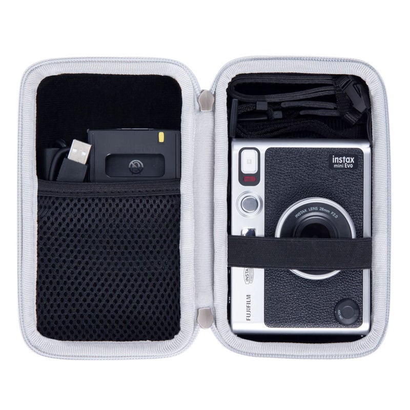 khanka Hard Carrying Case Compatible with Fujifilm Instax Mini Evo Instant Camera - Image 1