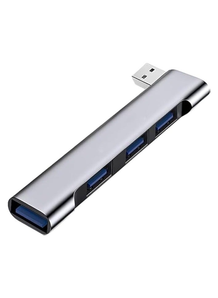 USB Hub, 4-Port Mini USB 3.0 hub, Portable USB hub for Laptop, USB Expander for Laptop, PC, MacBook, Flash Drive, Console, Printer, Camera Keyboard Mouse and More USB Devices (USB Hub for Right)