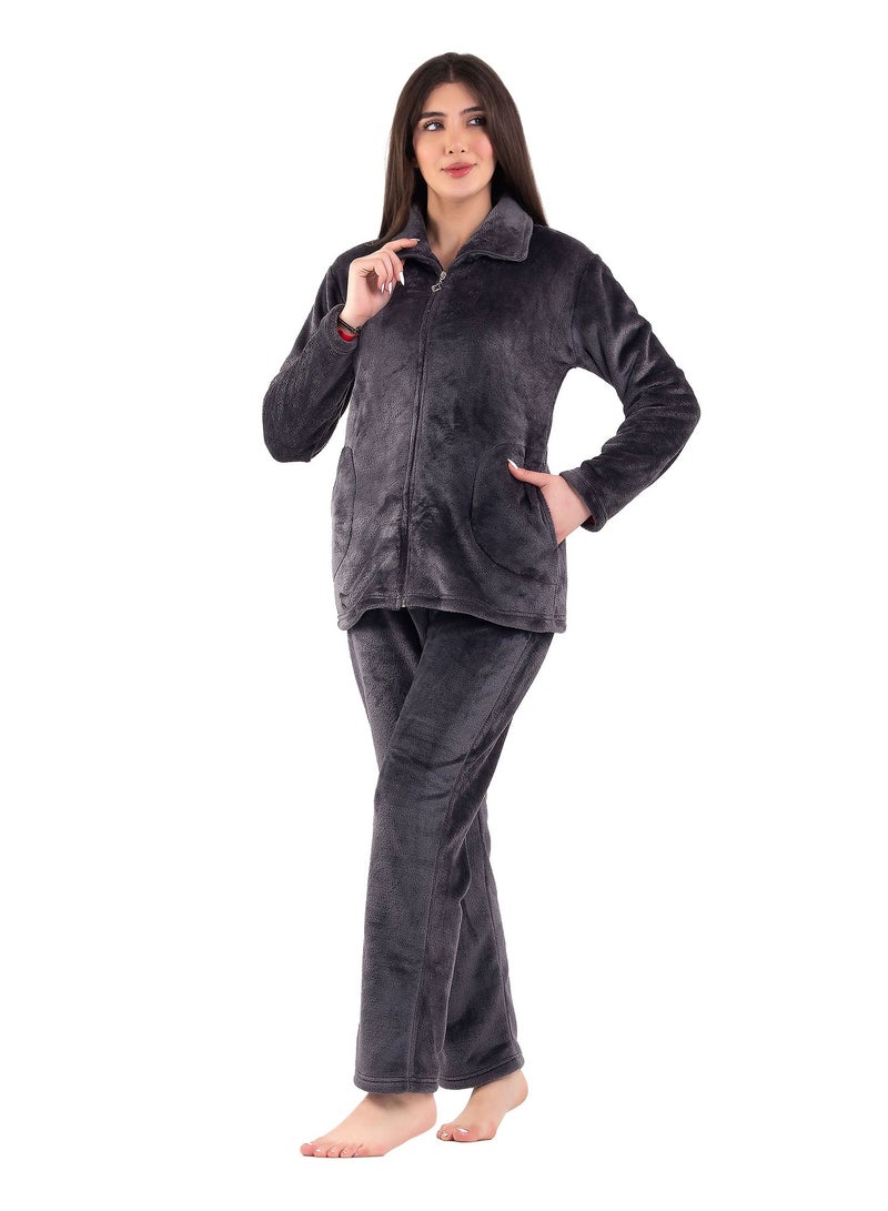 Dadoush Women's pajamas full of warmth and elegance for a distinctive winter look  - Image 1