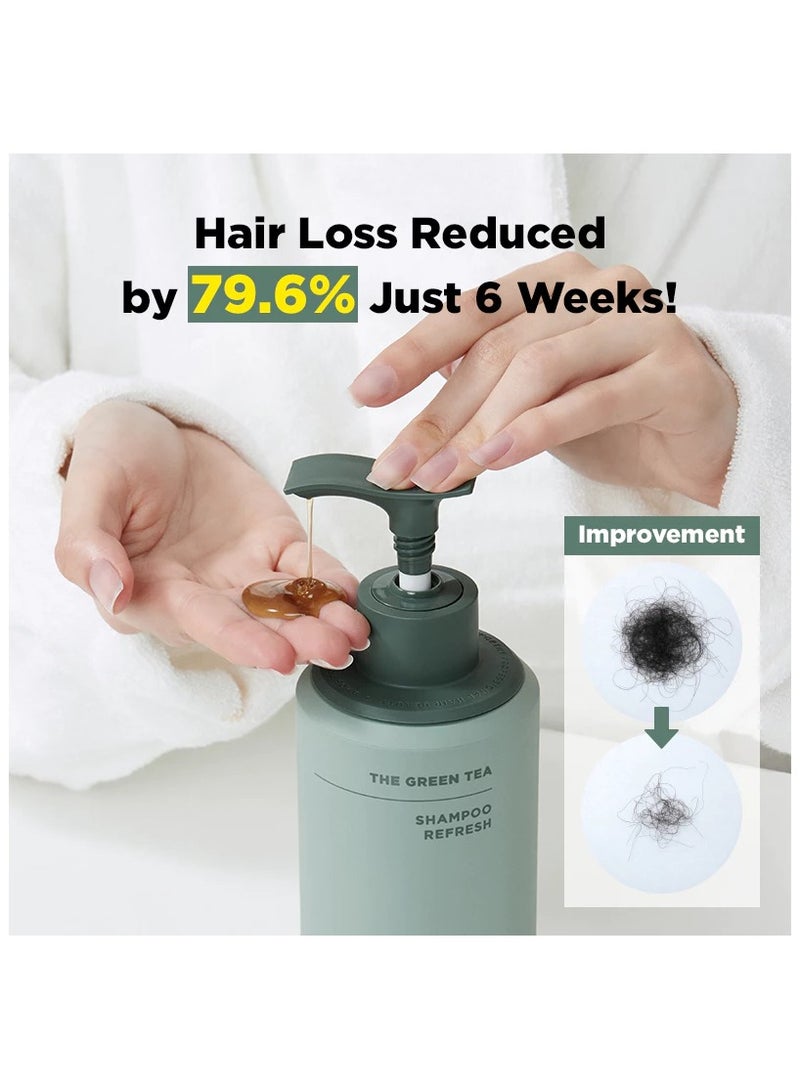 آموس شامبو أموس بروفيشنال بالشاي الأخضر المنعش (500 مل) AM015 - Image 5