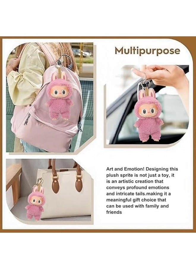 LABUBU - Labubu Keychain Collectible Toy Art 17cm Fun Plush Vinyl – Single Box Assorted (1PC only) - Image 1