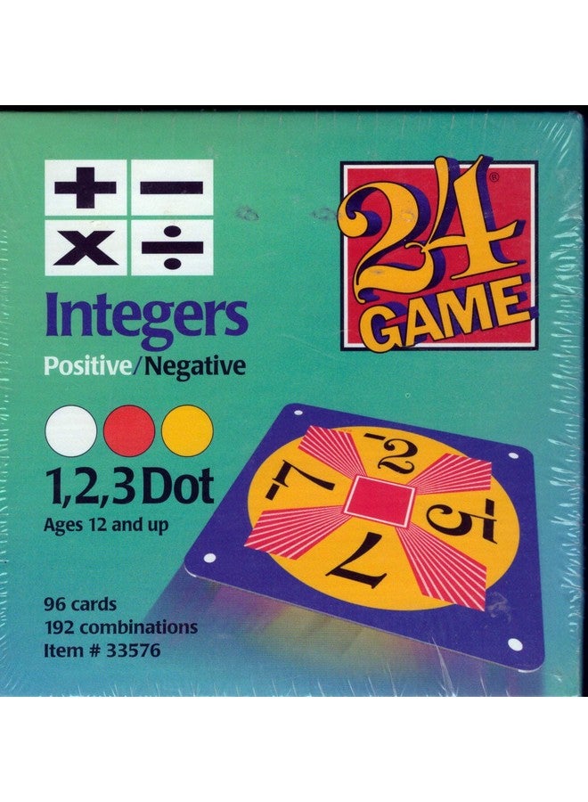 24 Game 24 GAME 96-Card Deck: Integers Math Card Game  - Image 1