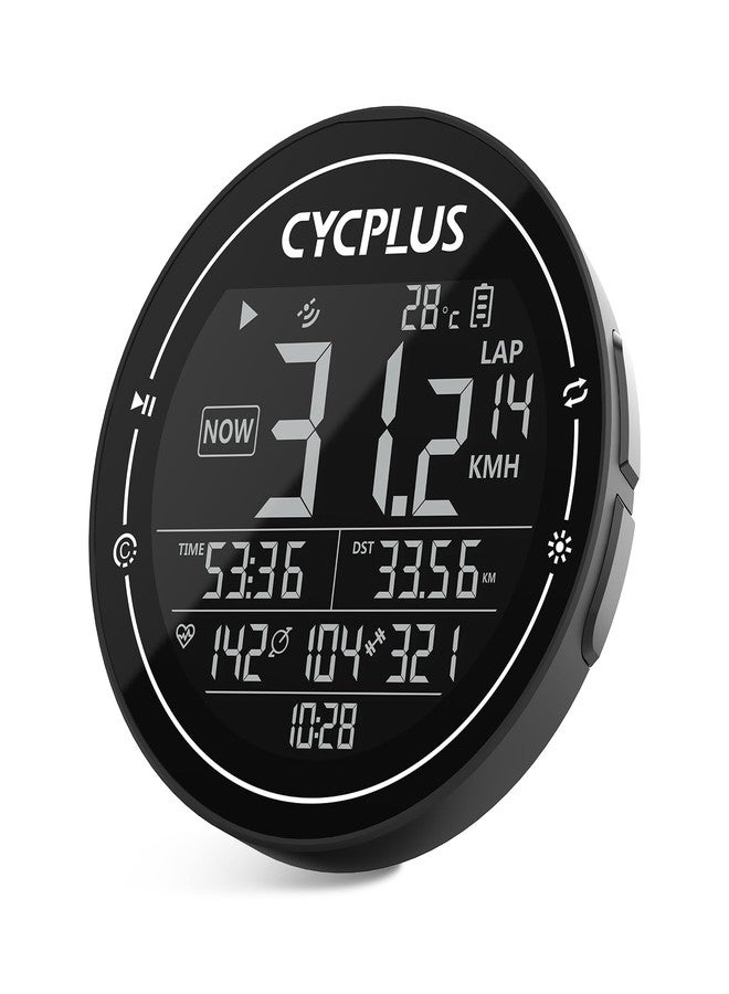 CYCPLUS GPS Bike Computer, Wireless Cycling Computer, ANT+ Bluetooth Bicycle Speedometer Odometer IPX6 Waterproof, Rechargeable with 2.5 Inch Screen for Bikers Outdoor Cycling(New Upgraded) - Image 1