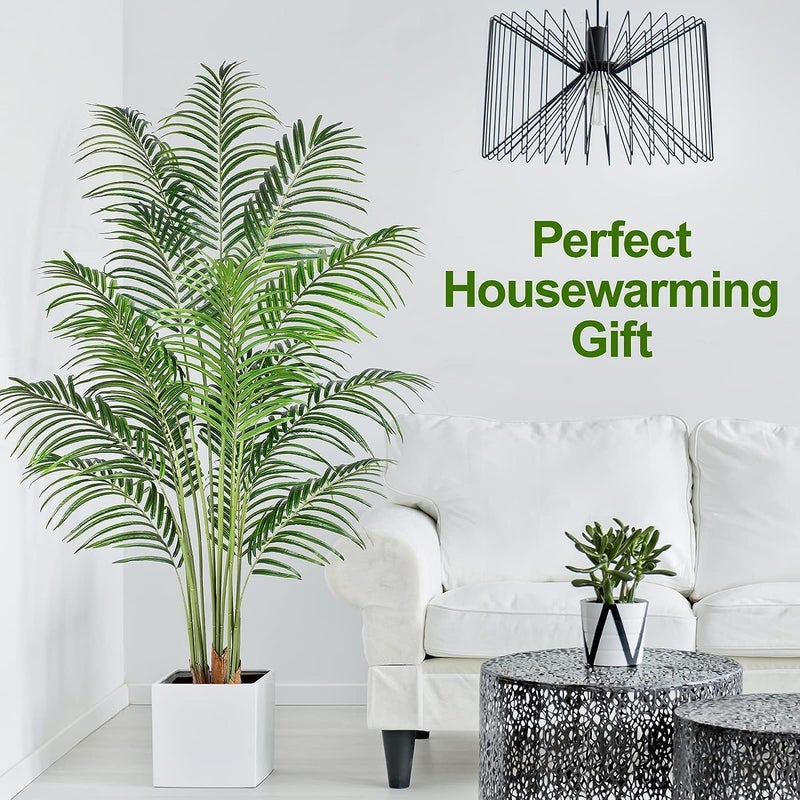 FOX & FERN Artificial New Areca Palm Plant 5 feet with Pot for Indoor Home, Office Decor Auditoriums, Entertainment Venues, Kindergarten, Hotel, (Areca Palm 150CM) GAJW3479 - Image 3