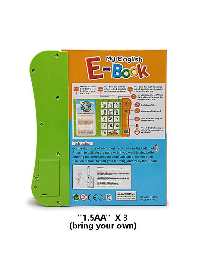 يو كليفر قارئ كتب إلكترونية تعليمية مبكرة للأطفال، كتاب صوتي وجهاز تعلم حروف الأبجدية والكلمات الأساسية - Image 2