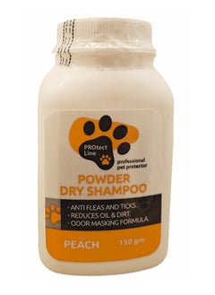 Elite PROtect Line PROTECT LINE Powder Dry Shampoo For Cats & Dogs With Peach 150gm 