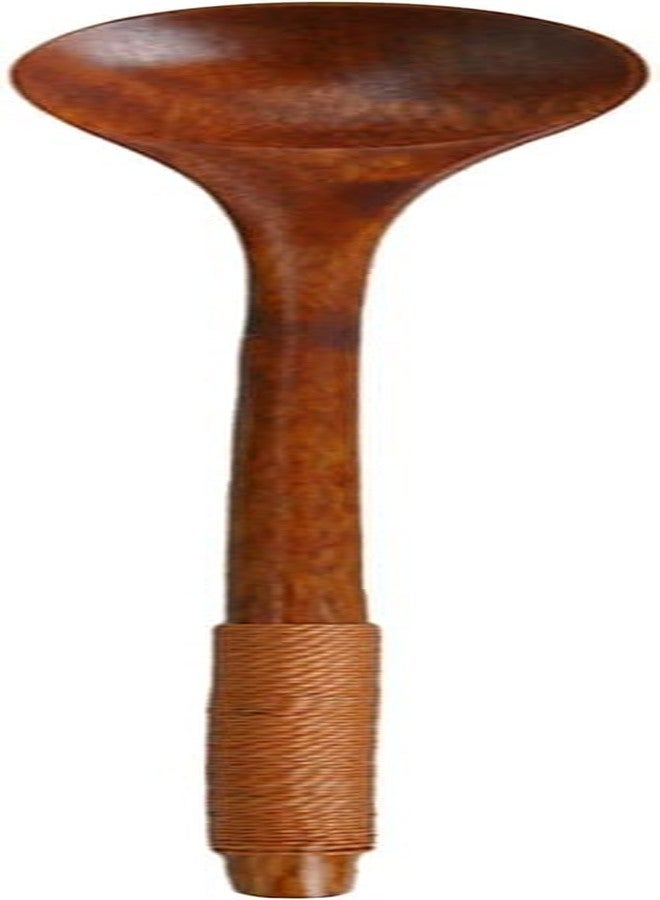 Pxiryanlow Brown Small Wooden Spoons, Small Soup Spoons Serving Spoons Wooden Teaspoon for Coffee Tea Jam Bath Salts Dessert Cake Ice Cream Antipasto Cappuccino, Cooking Utensils, Long Handle - Image 1