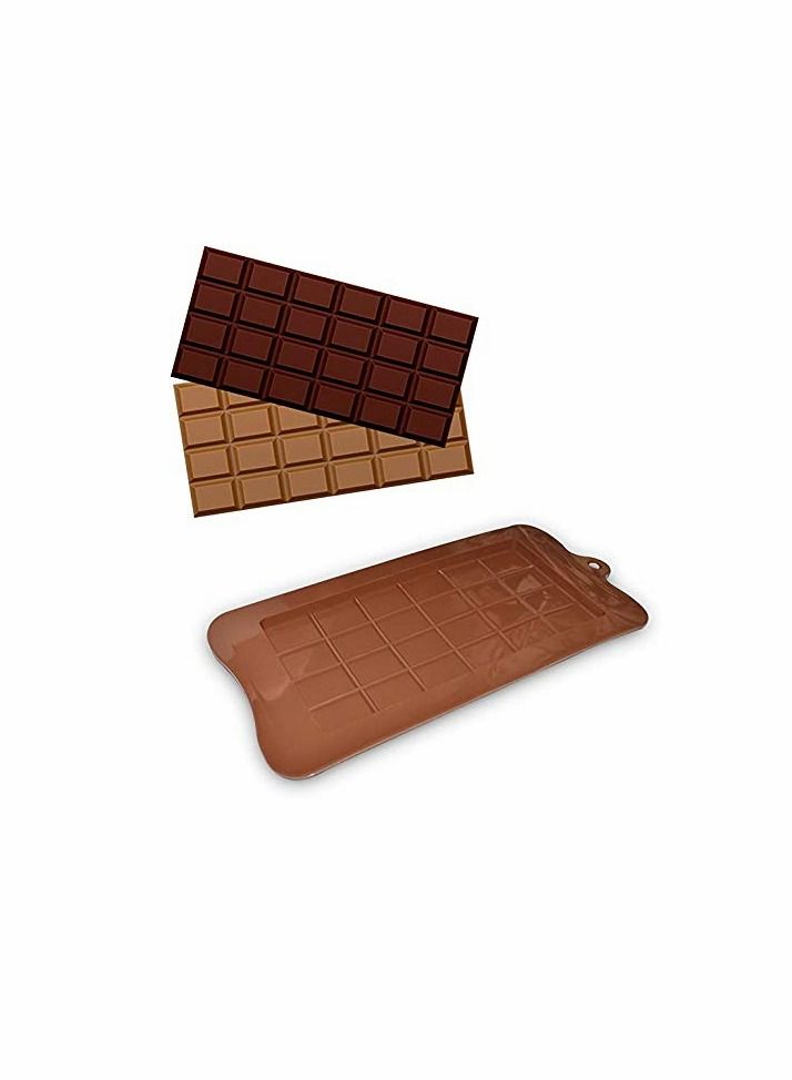 Excefore قوالب الشوكولاتة المفككة، مجموعة من 4 عبوات، قوالب بروتين وبار طاقة من السيليكون غير اللصق، عالية الجودة - Image 2