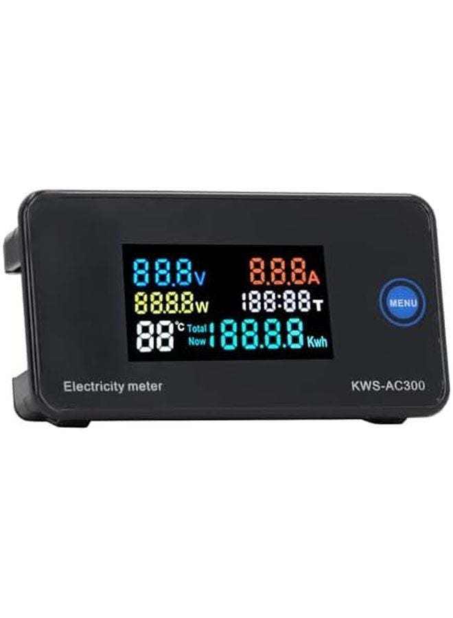 مقياس متعدد رقمي لقياس الجهد والتيار والطاقة والطاقة ودرجة الحرارة من مادة ABS مقاومة للحريق للكمبيوتر الشخصي - Image 5