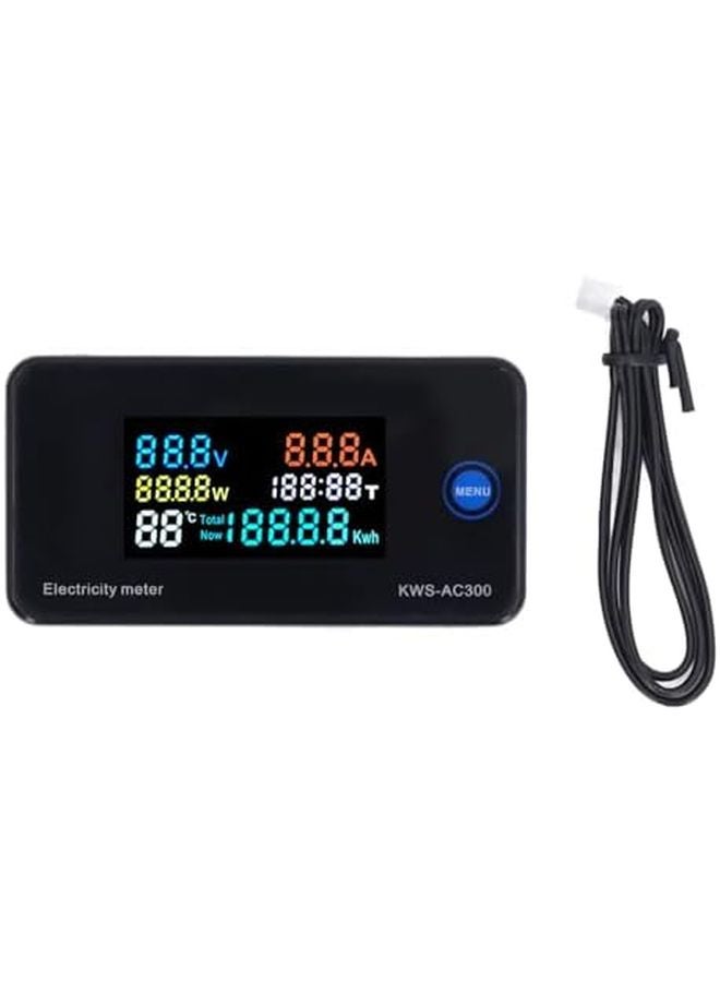 مقياس متعدد رقمي لقياس الجهد والتيار والطاقة والطاقة ودرجة الحرارة من مادة ABS مقاومة للحريق للكمبيوتر الشخصي - Image 1