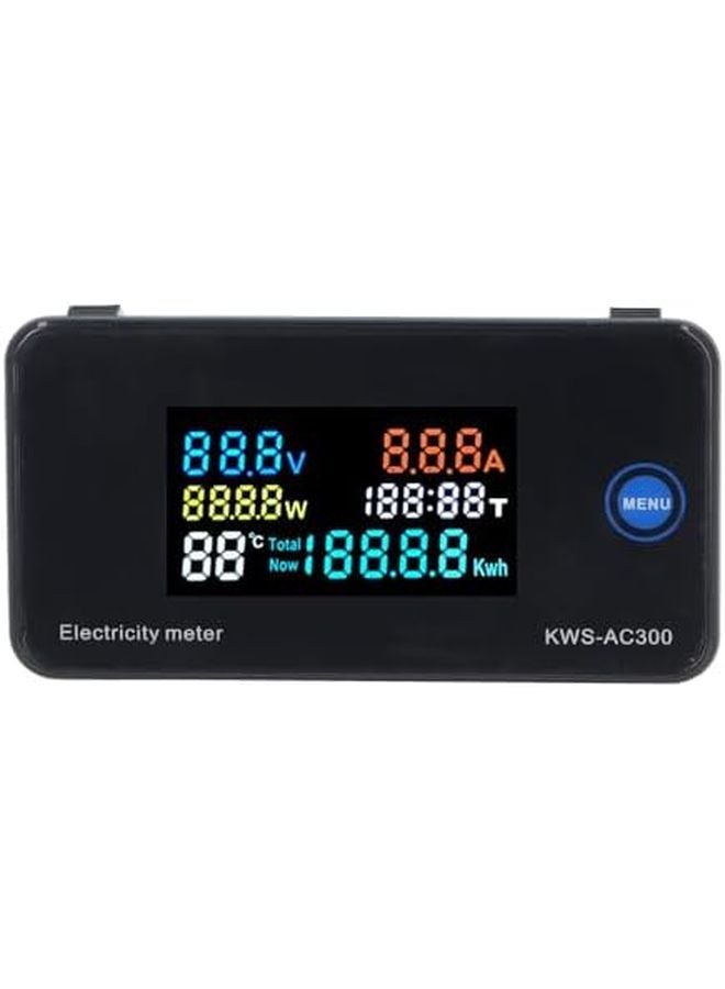 مقياس متعدد رقمي لقياس الجهد والتيار والطاقة والطاقة ودرجة الحرارة من مادة ABS مقاومة للحريق للكمبيوتر الشخصي - Image 4