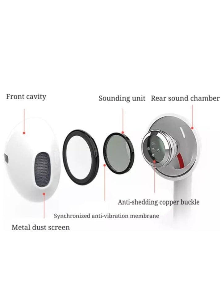 REBENUO "REBENUO MONO HEADPHONES (White): Immerse Yourself in Premium Audio with Style and Comfort"  - Image 4