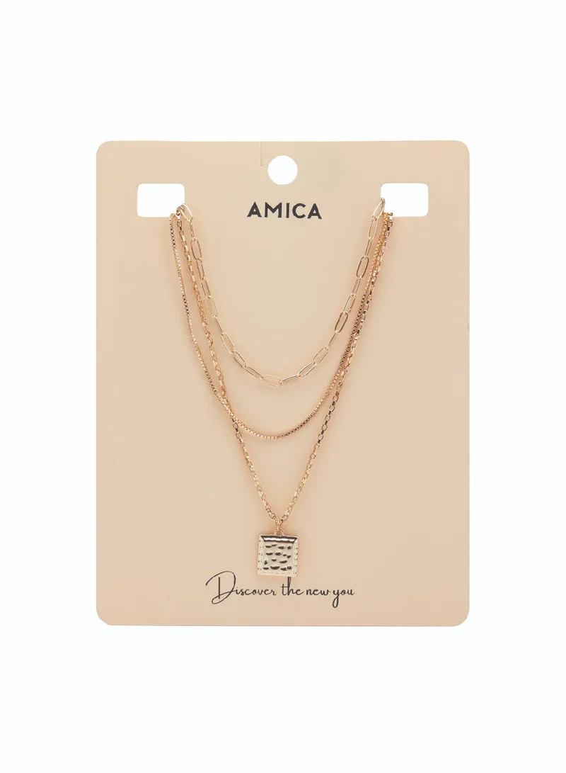 AMICA Layer On' Set of 3 Necklaces