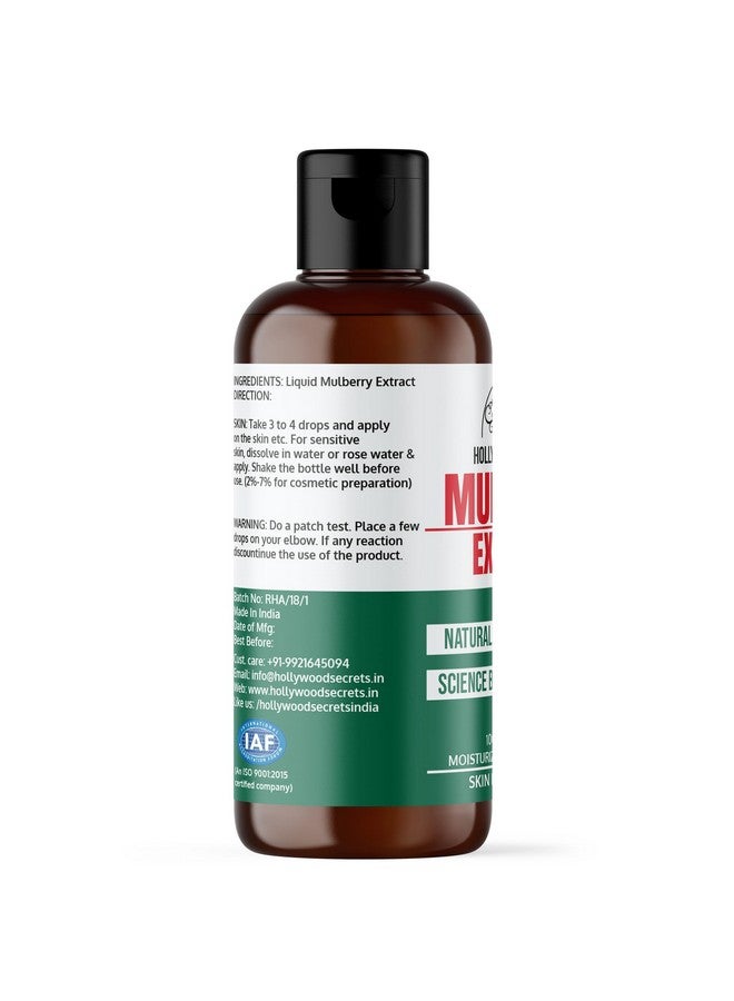 Hollywood Secrets Pure 85% Mulberry Liquid Botanical Extract | Moisturizing | Anti-ageing | wrinkles |100ml - Image 2
