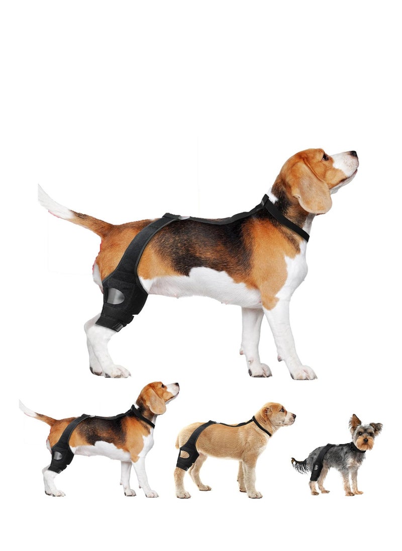 Dog Knee Brace, Dog ACL Brace Hind Leg Hip Rear Legs Support Brace for Torn ACL Hind Leg, Adjustable Dog Brace, Reduces Pain and Inflammation with Side Stabilizers Dog Leg Brace (Large) - Image 1