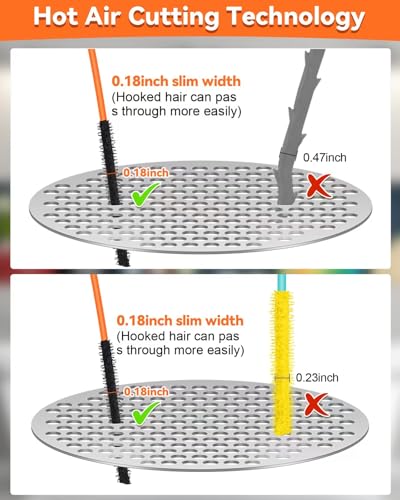 XFIRE-GEAR 32 Inch Anti-break Metal Drain Snake, Hair Clog Remover, Drain Cleaner Tool with Nylon Coating Sink Snake, Drain Clog Remover for Shower, Bathroom Sink Tub (6 Pack) - Image 4