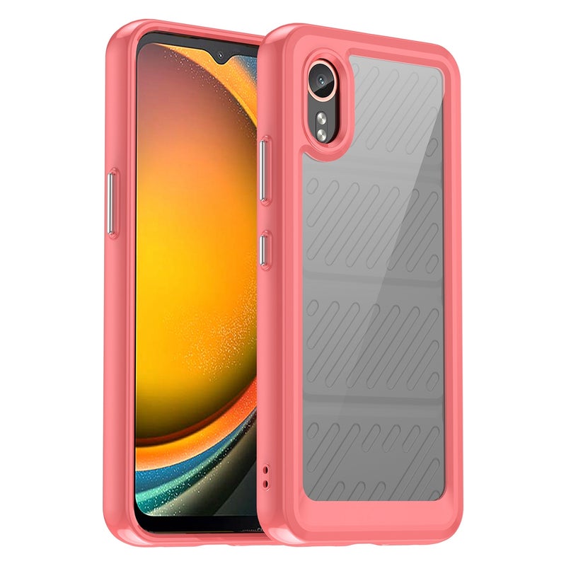 HuHa Case Cover For Samsung Galaxy XCover 7 Colorful Series Acrylic Hybrid TPU Phone Case(Red) - Image 1