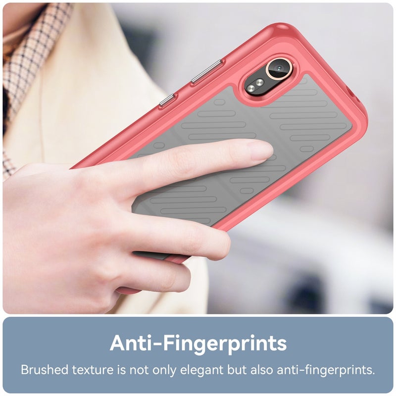 HuHa Case Cover For Samsung Galaxy XCover 7 Colorful Series Acrylic Hybrid TPU Phone Case(Red) - Image 5