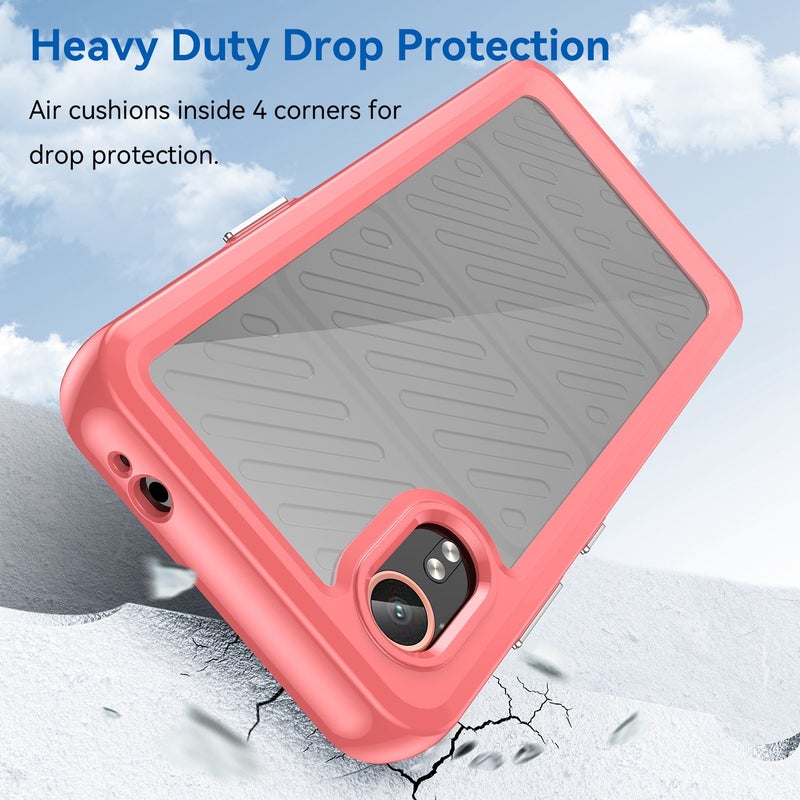 HuHa Case Cover For Samsung Galaxy XCover 7 Colorful Series Acrylic Hybrid TPU Phone Case(Red) - Image 3