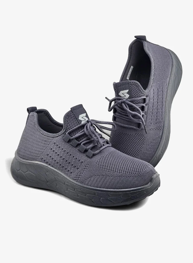 Stone Lightweight Knitted Sneakers