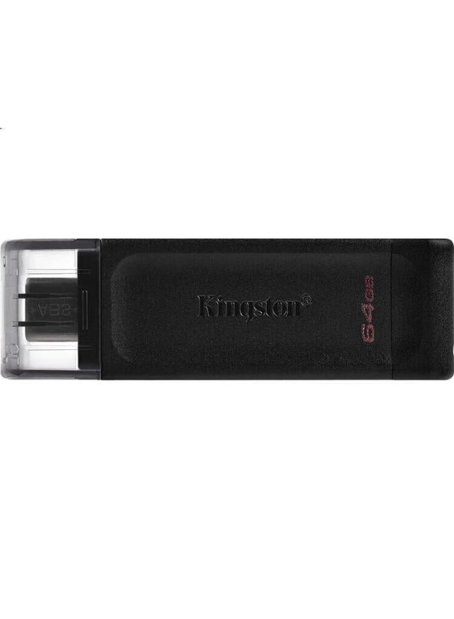 Kingston Kingston 64Gb Usb3.2 Gen1 Type-C High-Capacity Phone Flash Drive Dt70 Black Compatible With Android And Apple, Universal For Car And Computer - Image 2