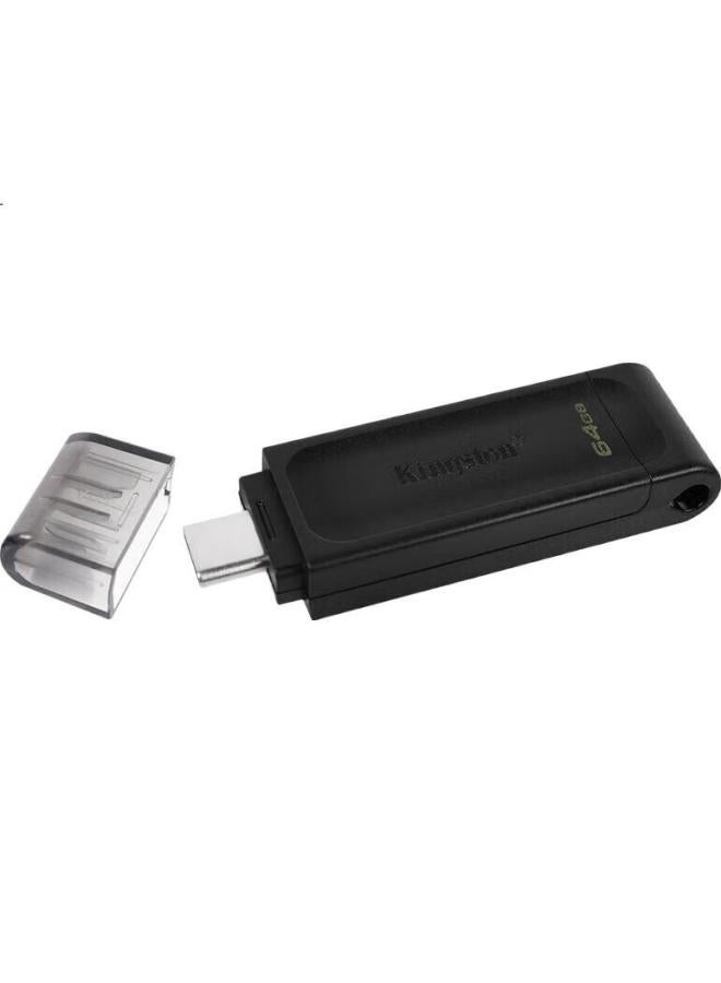 Kingston Kingston 64Gb Usb3.2 Gen1 Type-C High-Capacity Phone Flash Drive Dt70 Black Compatible With Android And Apple, Universal For Car And Computer - Image 3