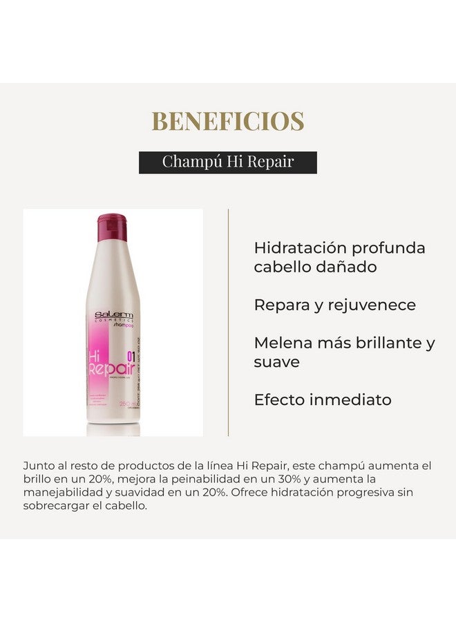 ساليرم شامبو إصلاح الشعر هاي ريبير 01 من ساليرم كوزماتيكس، 9 أونصة - Image 3