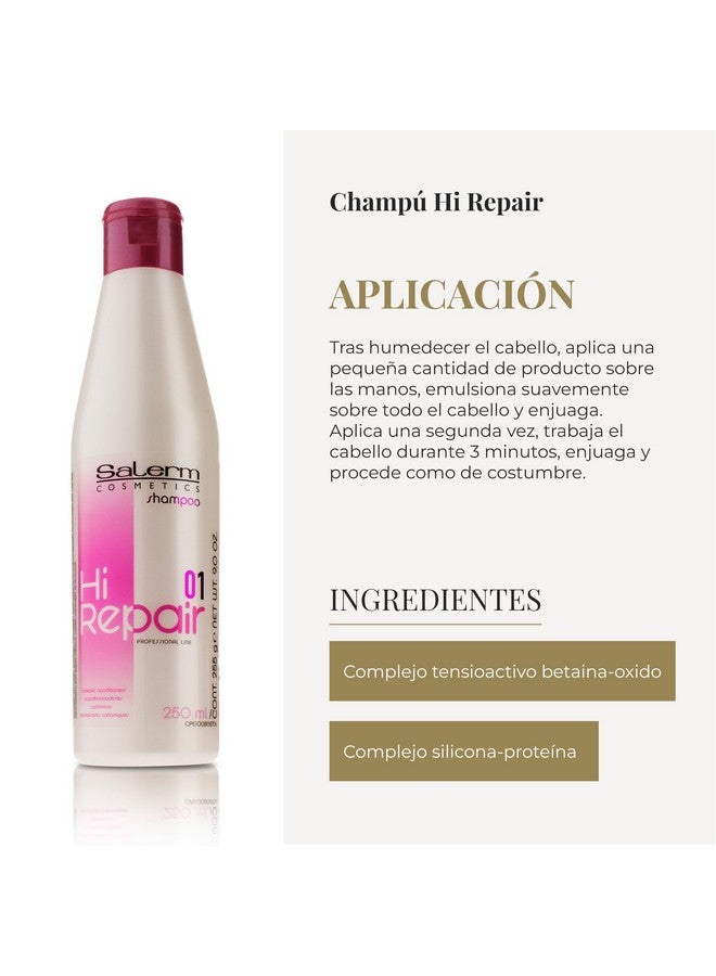 ساليرم شامبو إصلاح الشعر هاي ريبير 01 من ساليرم كوزماتيكس، 9 أونصة - Image 4