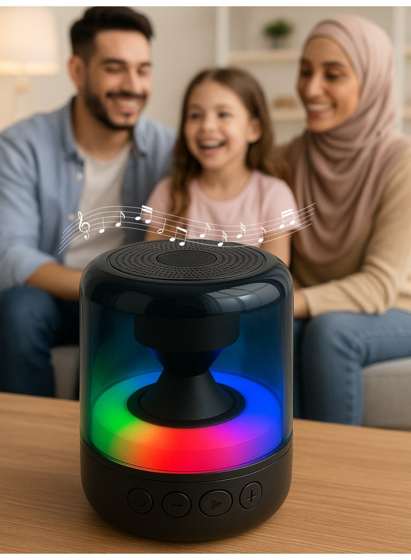 HONTON Portable Digital Quran Speaker with Remote Control – HD Quran Audio, 18+ Reciters, 15+ Translations, Complete Tafseer, MP3 Player, FM Radio, 8GB USB Rechargeable Islamic Speaker (Black) - Image 2