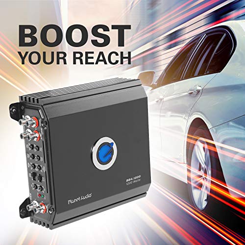 Planet Audio BB4.1200 4 Channel Class D Car Amplifier - 1200 Watts, Full Range, 2-4 Ohm Stable, Mosfet Power Supply, Bridgeable - Image 2