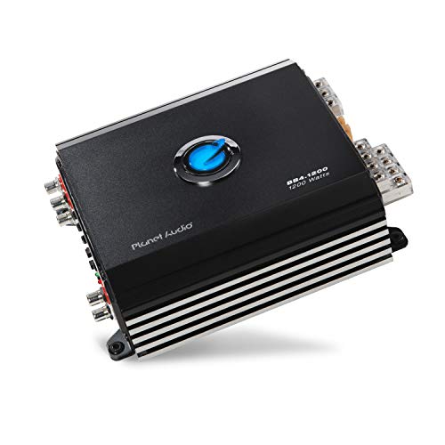 Planet Audio BB4.1200 4 Channel Class D Car Amplifier - 1200 Watts, Full Range, 2-4 Ohm Stable, Mosfet Power Supply, Bridgeable - Image 1