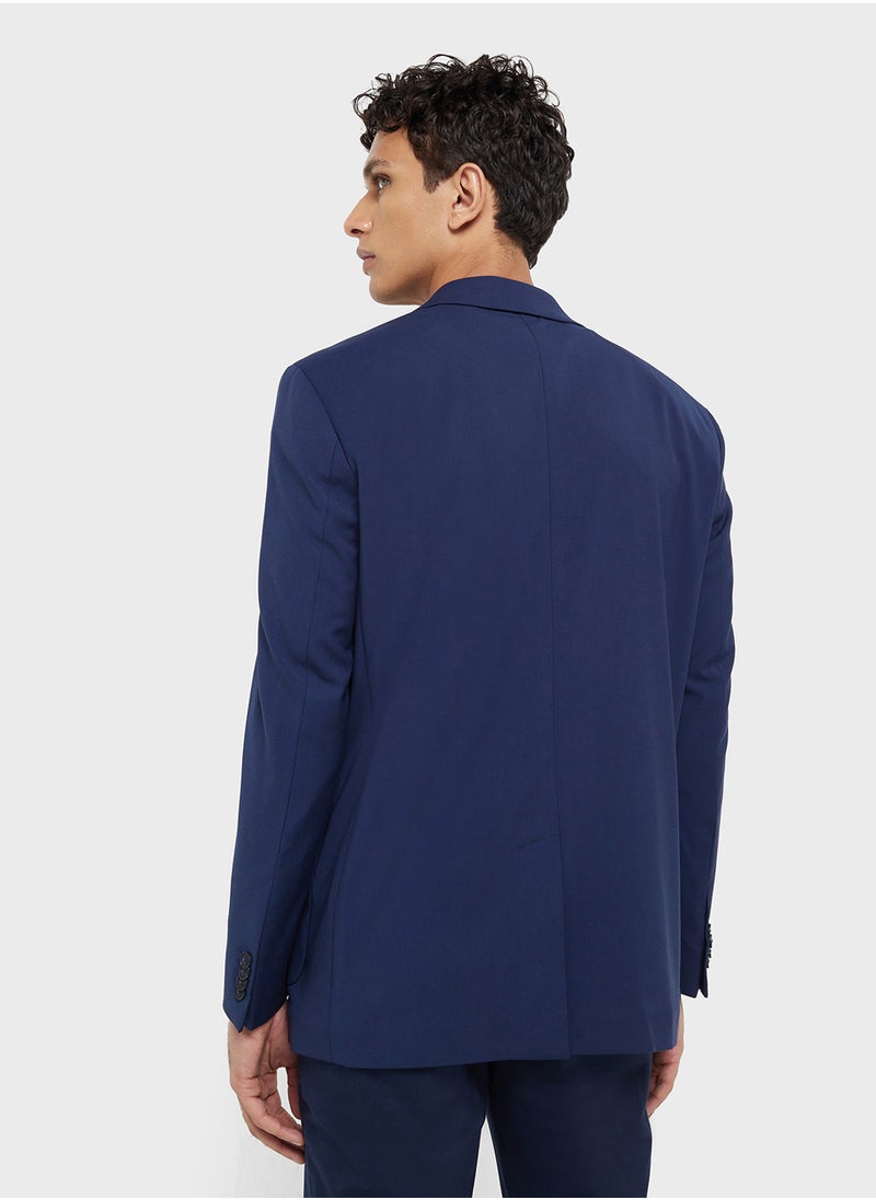 TOPMAN Topman oversized suit jacket in blue  - Image 2