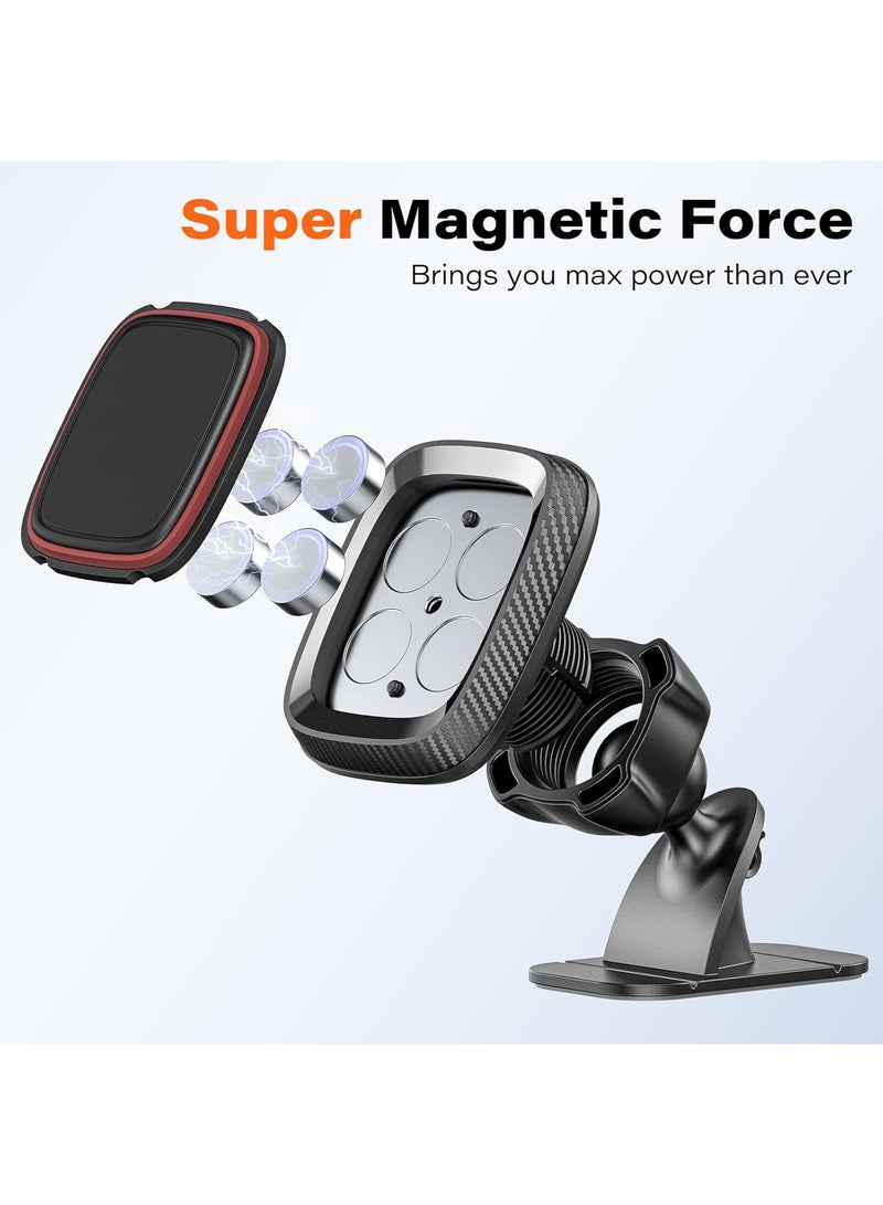 A2C [2 Pack] Magnetic Phone Car Mount, Sturdy Stick-on Universal Cell Phone Holder Car Built-in Amazing Strong Magnets, Hands Free Car Phone Mount with Strongest VHB Adhesive Mounting Base - Image 5