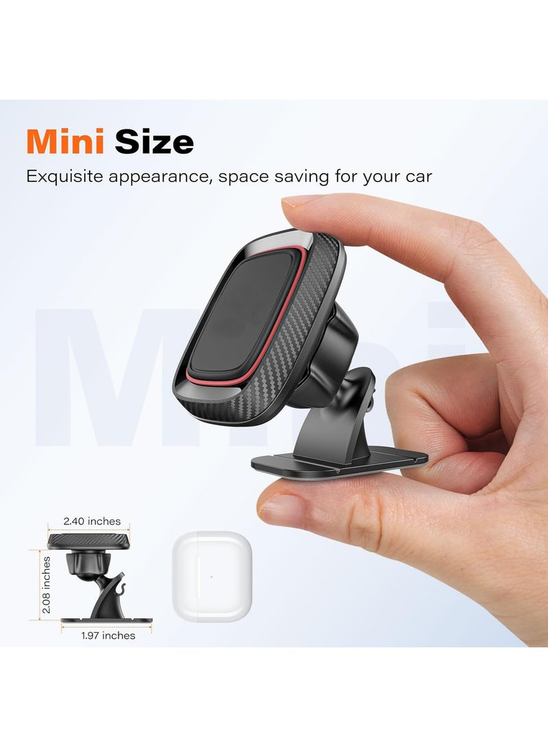 A2C [2 Pack] Magnetic Phone Car Mount, Sturdy Stick-on Universal Cell Phone Holder Car Built-in Amazing Strong Magnets, Hands Free Car Phone Mount with Strongest VHB Adhesive Mounting Base - Image 3