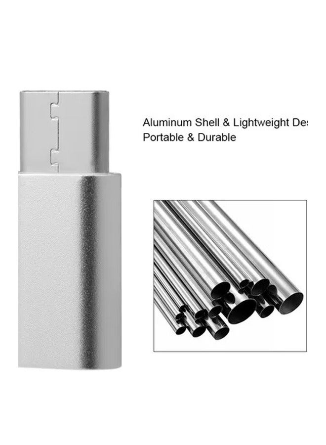 Micro  to Type-C Adapter Silver - Image 2