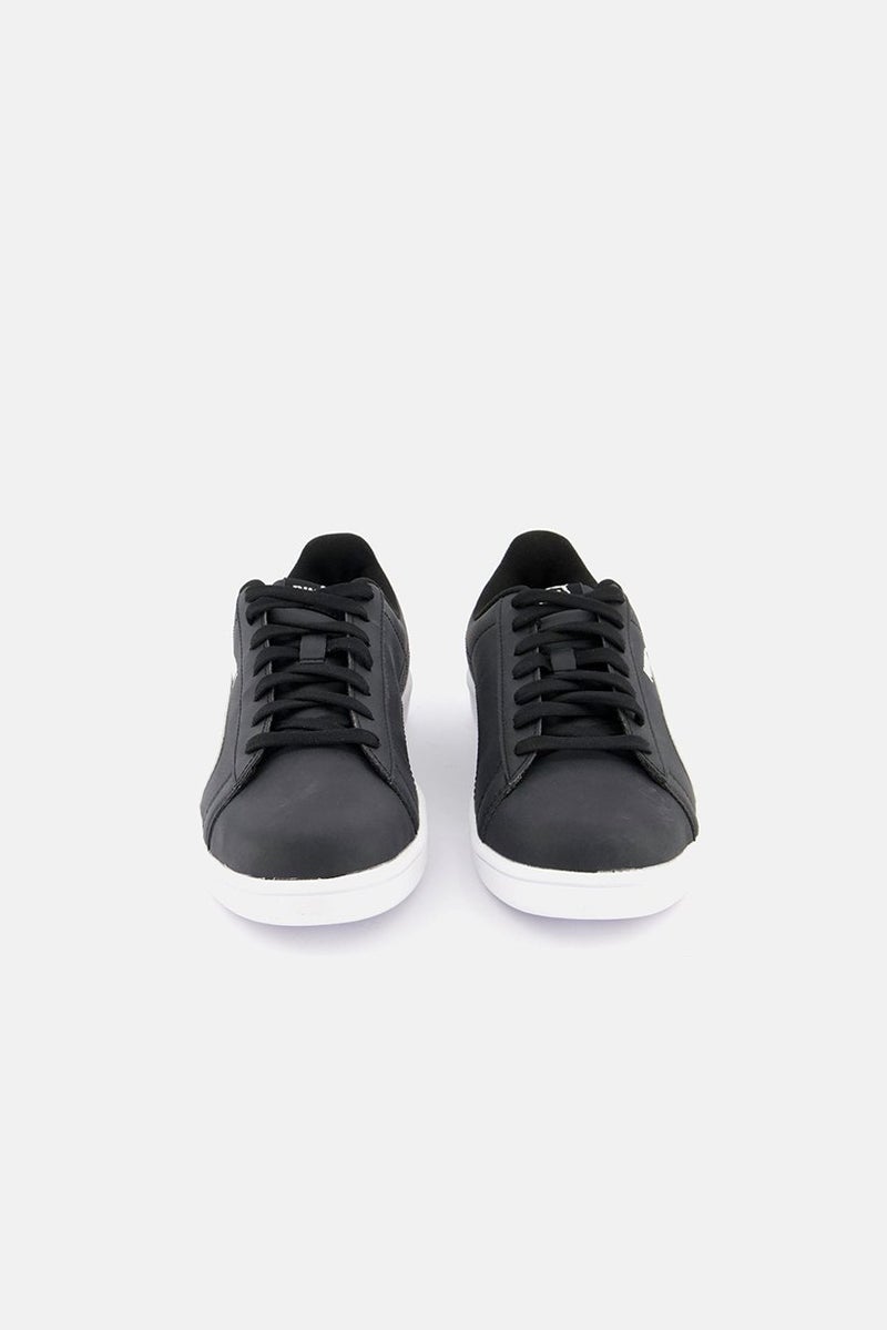 PUMA Men Lace Up Sport Shoes, Black and White - Image 3