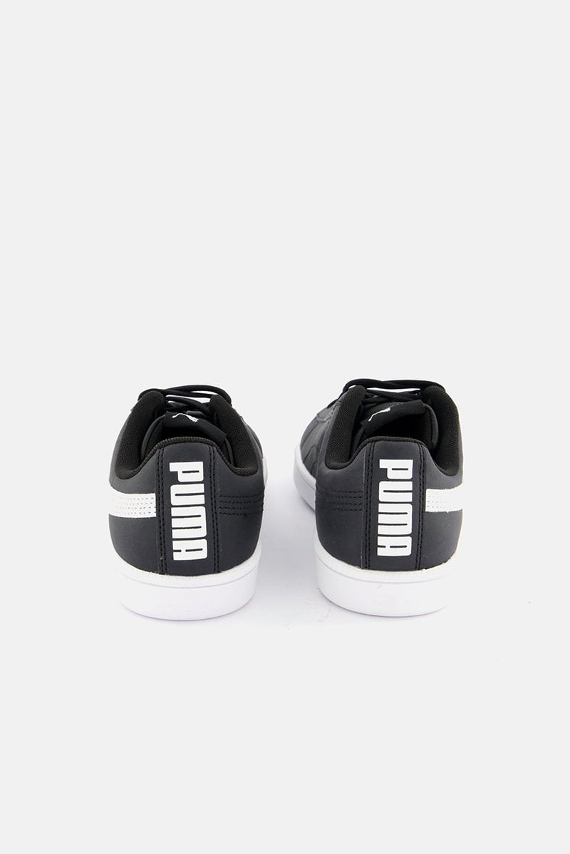PUMA Men Lace Up Sport Shoes, Black and White - Image 2