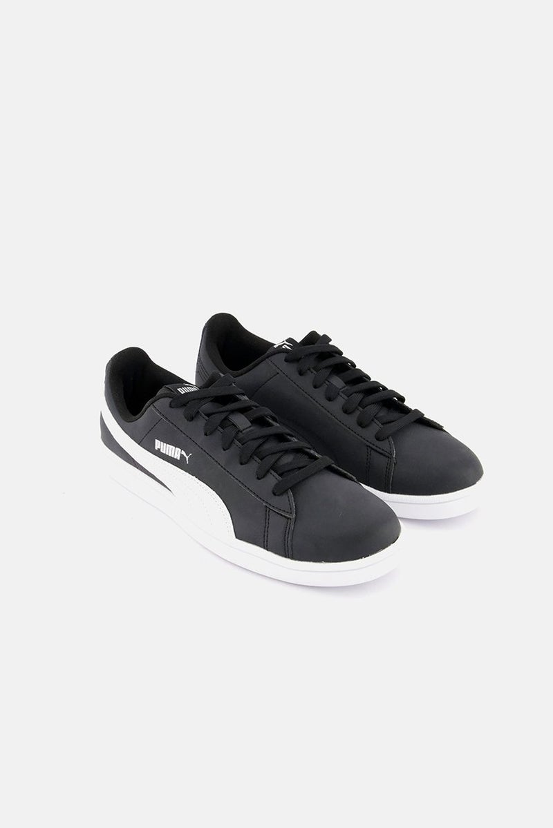 PUMA Men Lace Up Sport Shoes, Black and White - Image 1