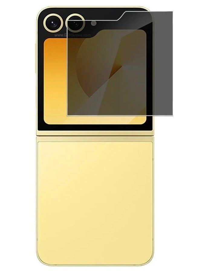 Privacy Screen Protector for Samsung Galaxy Z Flip 6 Front Tempered Glass Full Coverage Screen Protector for Samsung Galaxy Z Flip 6 - Image 1