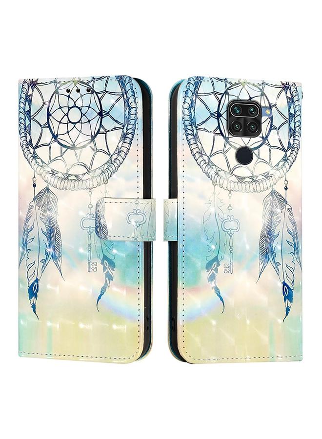 erorex Case For Redmi Note 9 4G / Redmi 10X 4G 3D Painting Horizontal Flip Leather Phone Case - Image 2