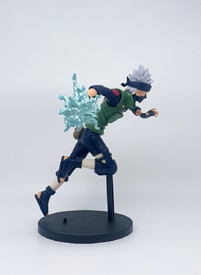 Naruto Battle Form Kakashi Handmade Model Doll Car Decoration