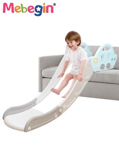 MEBEGIN Kids Slide with Adjustable Armrests, Durable Sturdy Slide with Three-stage Slide Design and Ship Shape, Solid Base, Smooth Edges and Corners, Indoor and Outdoor Use, Ideal Gift for Kids  - Image 1