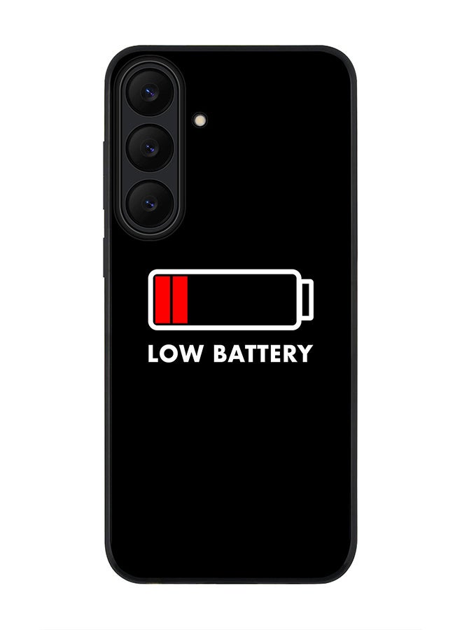 Stylizedd For Samsung Galaxy S25 FE Case,Slim fit Camera Protection, Shockproof Thin Phone cover  - Low Battery